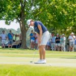 Jake Peacock putts to win the 2024 Georgia Amateur. (Photo Kate Awtrey-King)